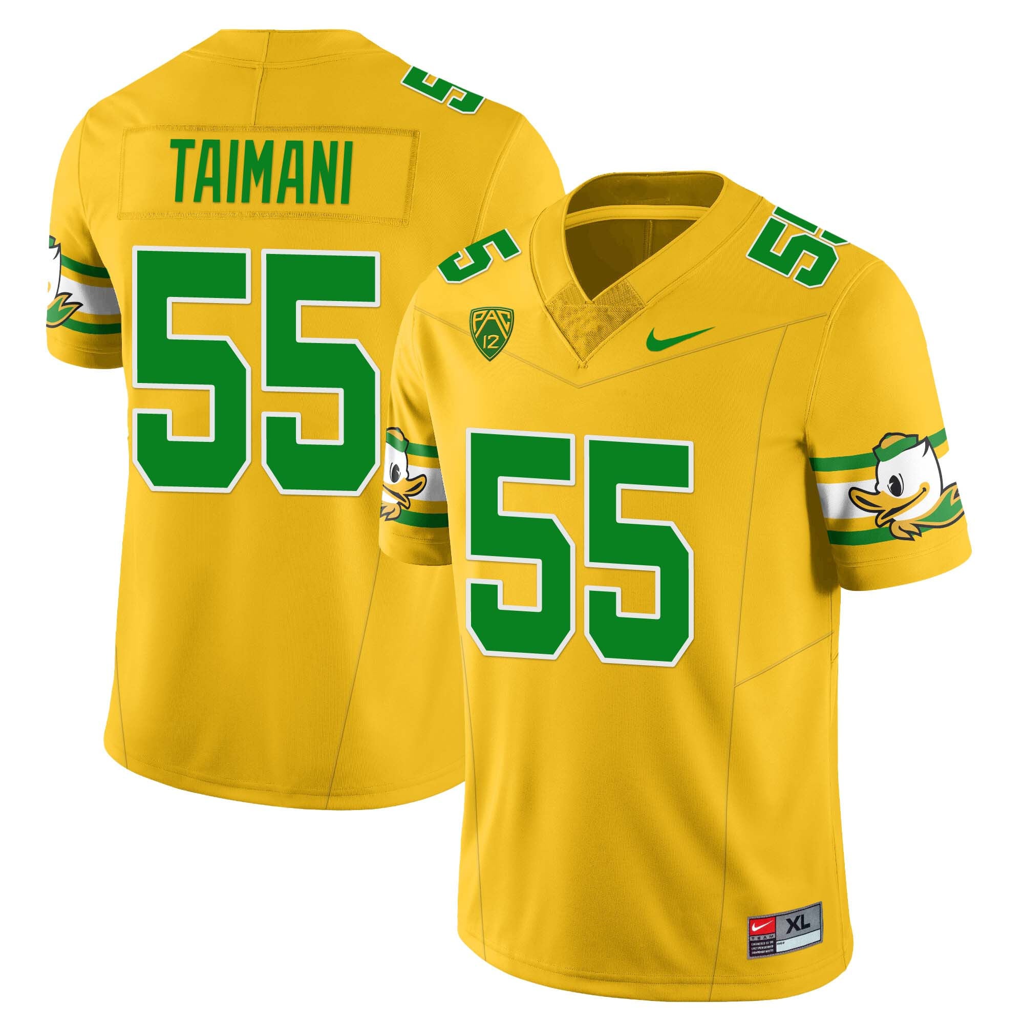 Men’s Oregon Ducks ‘Mighty Oregon’ Throwback Football Jersey – All Stitched