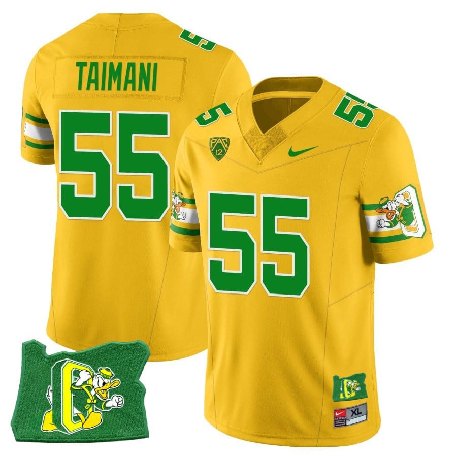 Women’s Oregon Ducks ‘Mighty Oregon’ Throwback Football Stitched Jersey – Oregon State