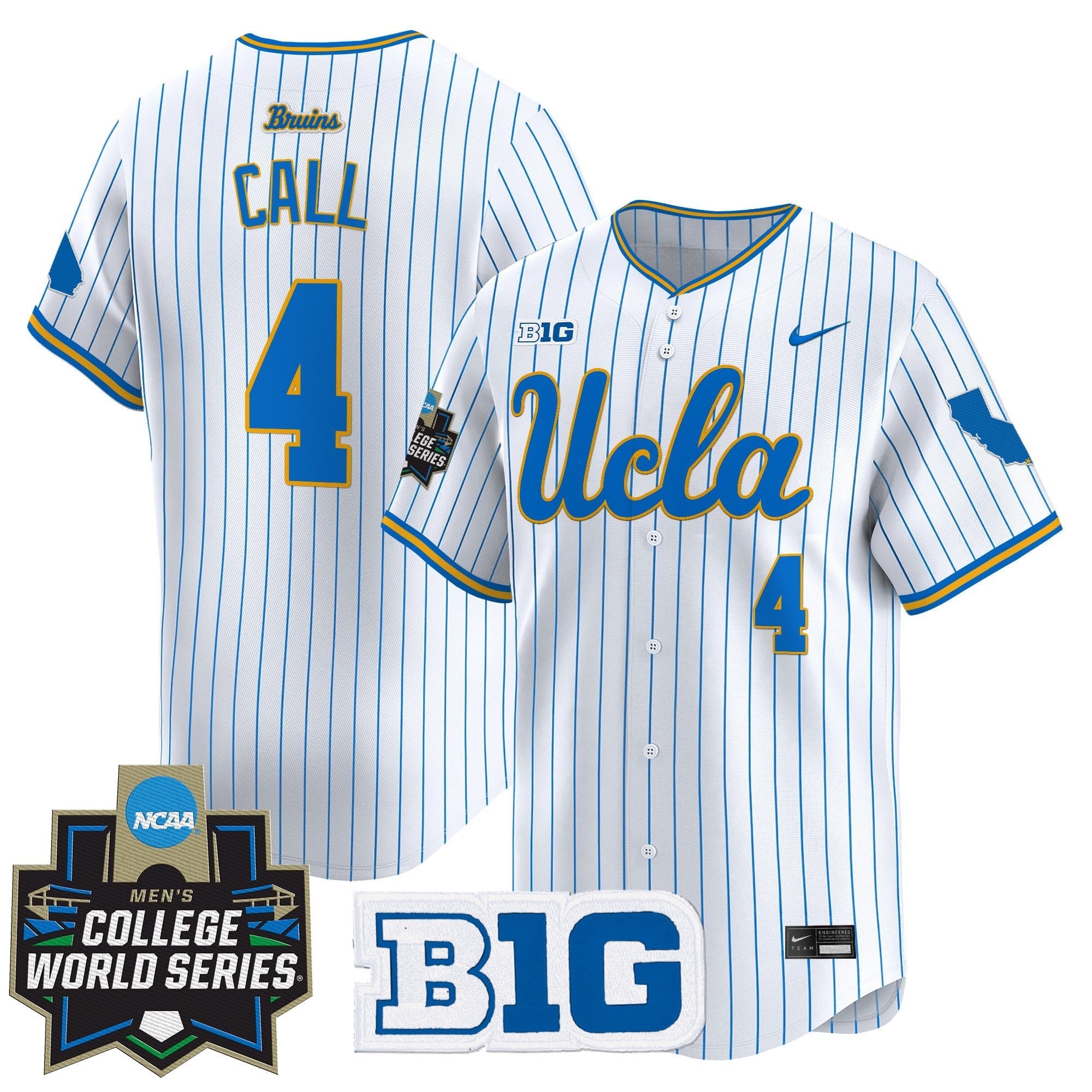 Youth's UCLA Bruins 2025 World Series Vapor Premier Limited Jersey - All Stitched