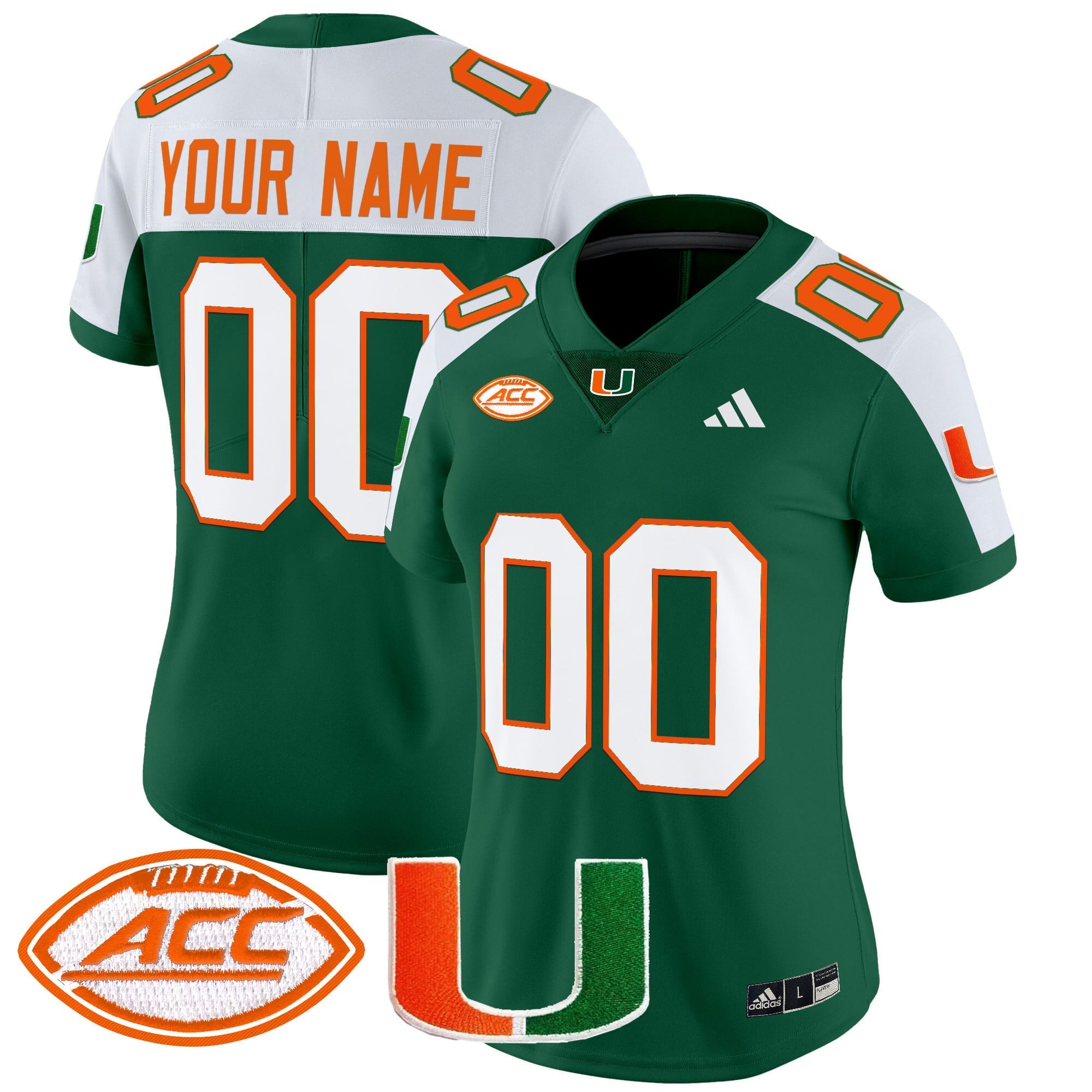 Miami Hurricanes 2025 Vapor Limited Custom Jersey - All Stitched