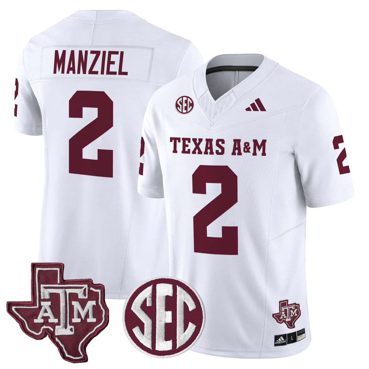 Men's Texas A&M Aggies 2024 Vapor Limited Jersey - All Stitched